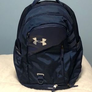 Under armor Hustle backpack navy blue